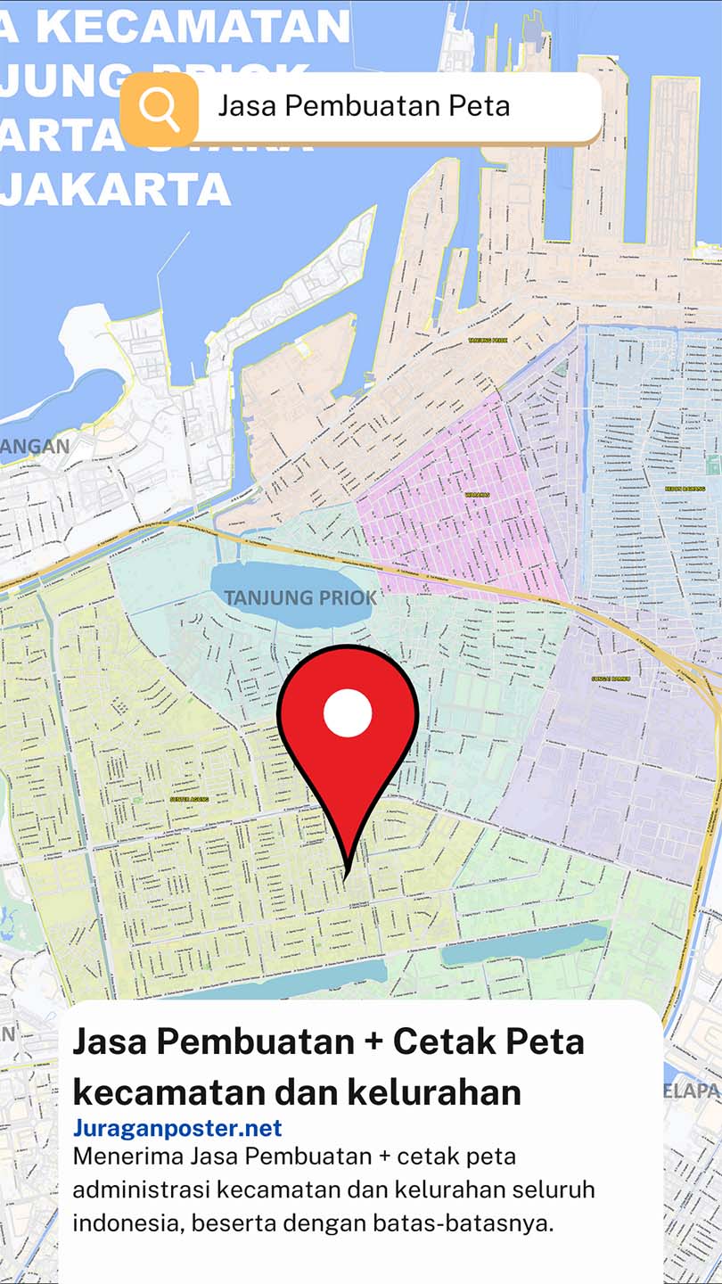 jasa pembutan peta kecamatan dan kelurahan