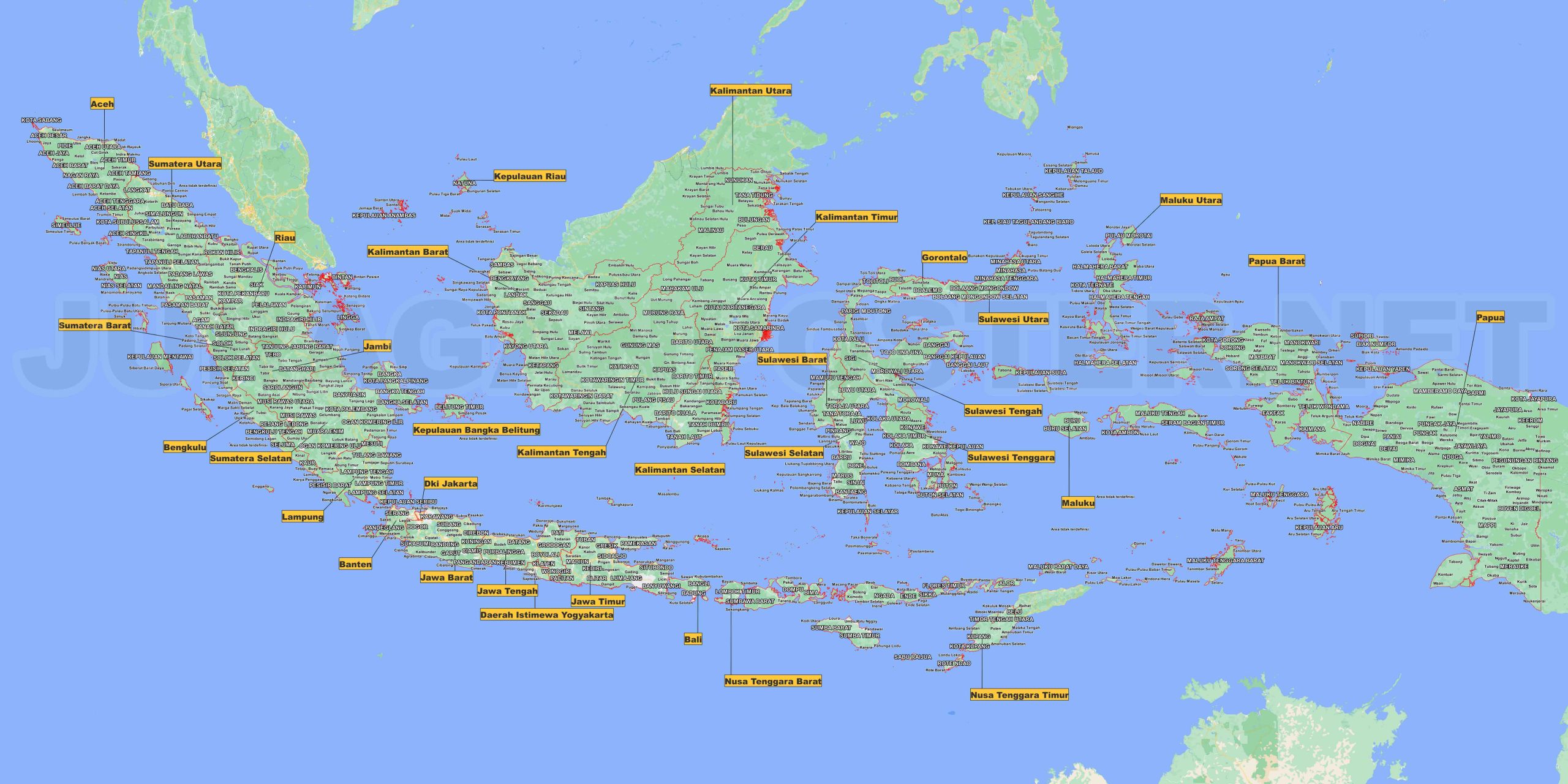 Peta Indonesia Warna: Kreativitas dalam Warna-warna