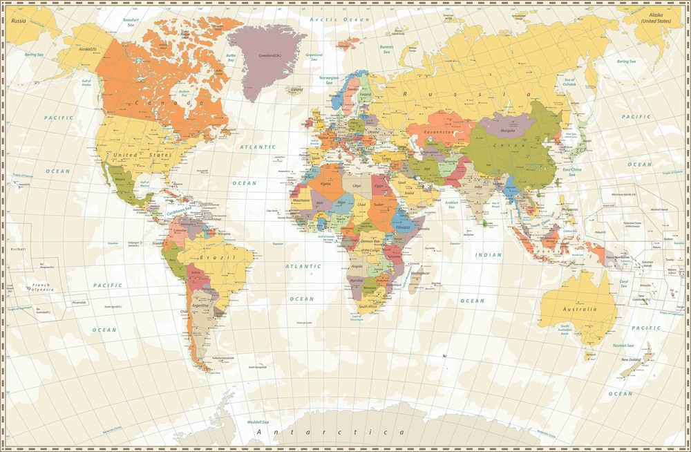Gambar Peta Dunia Simple: Simplicity yang Mencerahkan