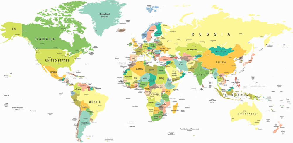 Peta Dunia Beserta Nama Negaranya: Identifikasi Negara di Peta Global