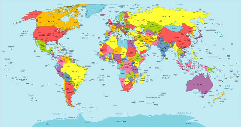Peta Dunia dan Negara: Memahami Hubungan Antar-Negara di Bumi