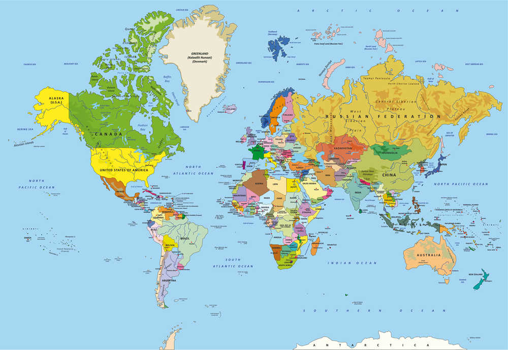 Peta Dunia per Benua: Menjelajahi Dunia Berdasarkan Benua