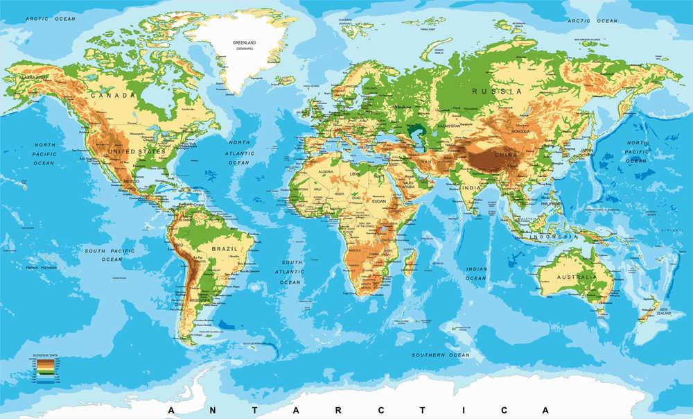 Peta Dunia Tanpa Warna: Eksplorasi Minimalis dalam Kartografi