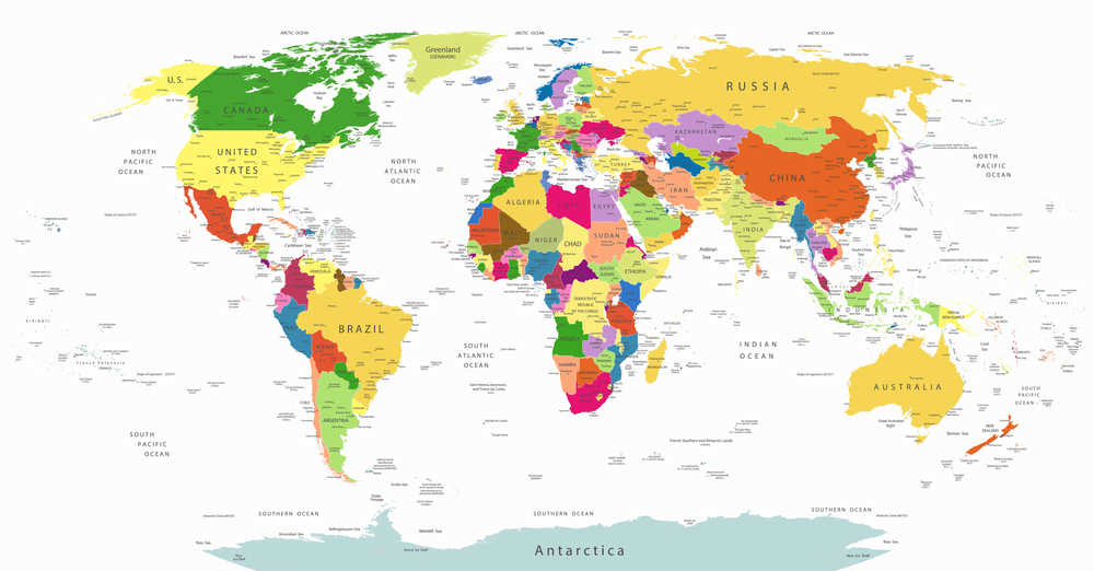 Peta Dunia Benua dan Samudra: Menjelajahi Geografi Global