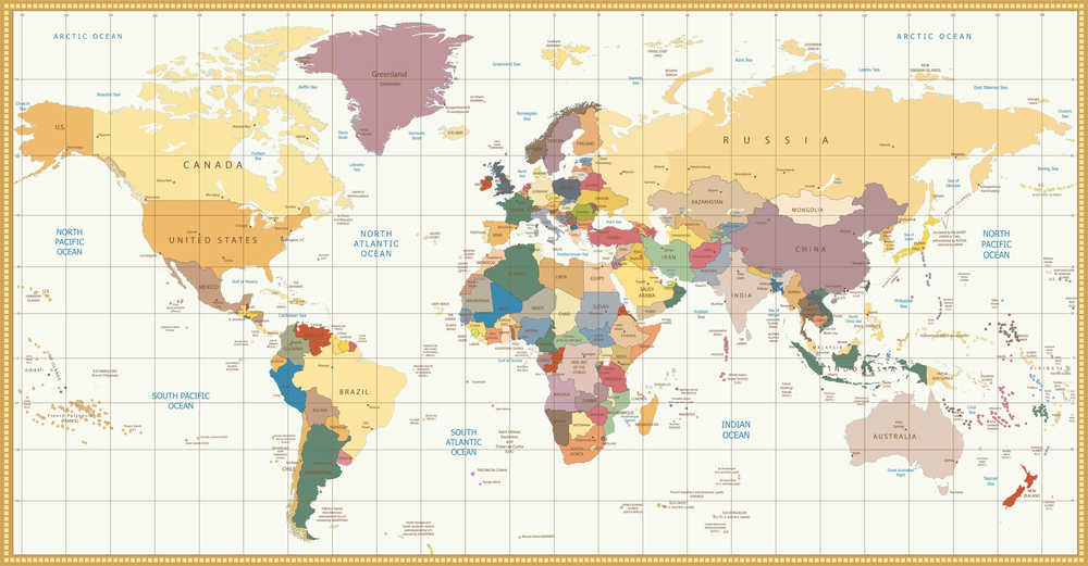 Jenis Peta Dunia: Mengenal Ragam Jenis Representasi Bumi