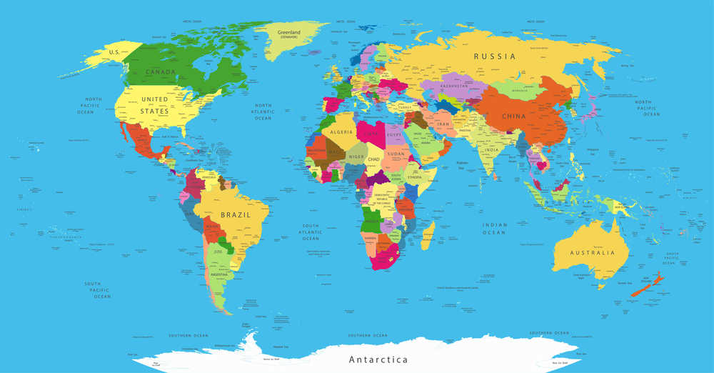 Gambar Peta Dunia yang Mudah Digambar: Inspirasi Belajar Geografi